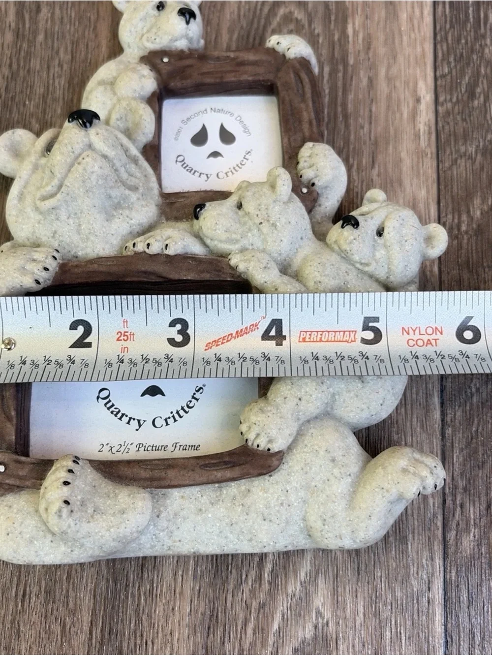 Quarry Critters Second Nature Design Bears 2 Spot Photo Frame